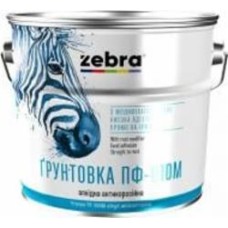 Грунтовка ZEBRA ПФ-010М серия Акварель 890 черный мат 0,9 кг