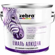 Эмаль ZEBRA алкидная ПФ-116 серия Акварель 832 салатовый глянец 2,8 кг