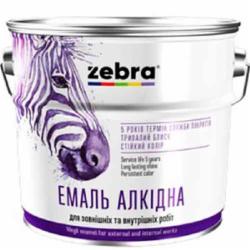 Эмаль ZEBRA алкидная ПФ-116 серия Акварель 832 салатовый глянец 2,8 кг