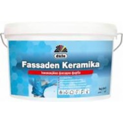 Краска акриловая Dufa Fassaden Keramika мат белый 14 кг