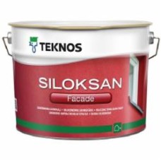 Краска фасадная cиликономодифицированная TEKNOS SILOKSAN база 1 глубокий мат белый 2,7 л