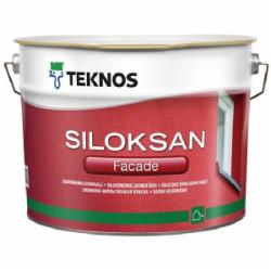 Краска фасадная cиликономодифицированная TEKNOS Siloksan база 3 глубокий мат под тонировку 2,7 л