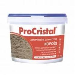 Декоративная штукатурка короед ProCristal ИР-53 2 мм 15 кг /белый