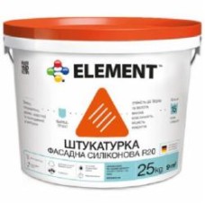 Декоративная штукатурка короед Element R20 2 мм 25 кг /белый