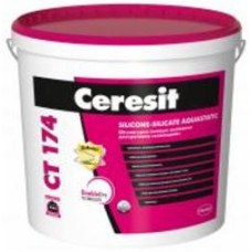 Декоративная штукатурка камешковая Ceresit CT 174/1.0 БАЗА В (силикон-силикатная) 25 кг