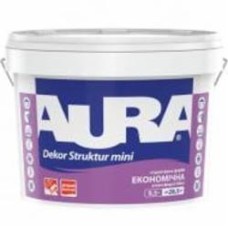 Краска акриловая Aura Dekor Struktur мини белый 9.5 л