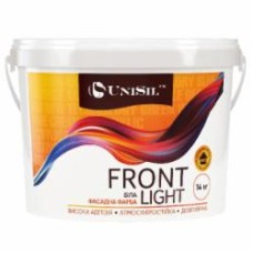 Краска фасадная акриловая водоэмульсионная UniSil Front Light мат белый 3,5 кг