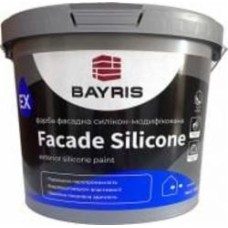 Краска фасадная cиликономодифицированная Bayris FACADE SILICONE База С мат прозорий 4 кг