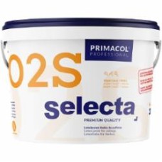 Краска интерьерная акриловая Primacol Professional SELECTA 02S глубокий мат белый 5 л