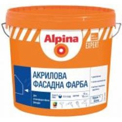 Краска фасадная акриловая Alpina EXPERT Fassadenfarbe мат 10 л