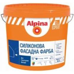 Краска фасадная силиконовая Alpina EXPERT Silikon Farbe B3 мат белая 2,5 л Краска фасадная силиконовая Alpina EXPERT Silikon Farbe B3 мат белая 2,5 л