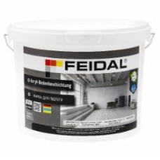 Краска Feidal для пола Acryl-Bodenbeschichtung белый шелковистый мат 9 л