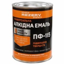 Эмаль алкидная Хімрезерв PRO ПФ-115 оранжевый глянец 0,9 кг