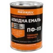 Эмаль алкидная Хімрезерв PRO ПФ-115 графит глянец 0,9 кг