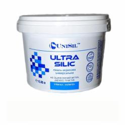 Антикорозийная акриловая эмаль UniSil Ultra Silic белый шелковистый глянец 0,35 л