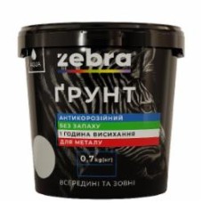 Грунт ZEBRA RAL 1013 слоновая кость мат 0,9 кг