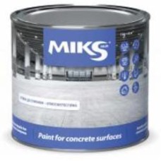 Краска MIKS Color для бетонных поверхностей серая мат 2,5 кг
