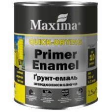 Грунт-эмаль Maxima быстросохнущая графит глянец 2,5 кг