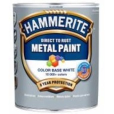 Эмаль Hammerite гладкая BW белая глянец 0,7 л