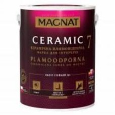 Краска керамическая водоэмульсионная Magnat Ceramic 7 шелковистый мат белый 4,3 л