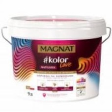 Краска латексная водоэмульсионная Magnat Kolor Love Mattlatex мат белый 9 л 13,2 кг