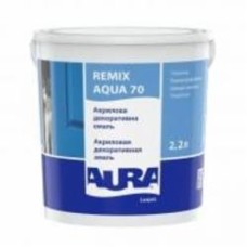 Эмаль акриловая Aura® Luxpro Remix Aqua Белый (База А) глянец 2,2 л