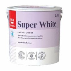 Краска акриловая TIKKURILA Super White мат 2,5 л 3,9 кг