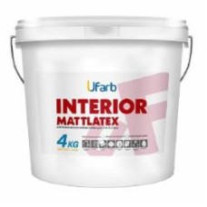 Краска интерьерная акриловая Ufarb INTERIOR Mattlatex мат 2,7 л 4 кг Краска интерьерная акриловая Ufarb INTERIOR Mattlatex мат 2,7 л 4 кг