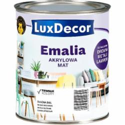 Эмаль акриловая LuxDecor Слоновая кость светло-бежевый мат 0,75 л