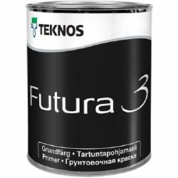 Грунт-эмаль TEKNOS Futura 3 база 1 глубокий мат 0,9 л