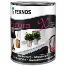 Краска TEKNOS Futura 90 база 3 высокий глянец 0,9 л