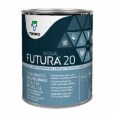 Эмаль TEKNOS Futura AQUA 20 база 1 полумат 0,9 л