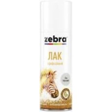 Лак аэрозольный ZEBRA Акварель мат 400 мл