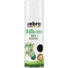 Эмаль-грунт ZEBRA серия Акварель 843 2в1 голубой полумат 400 мл
