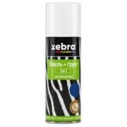Эмаль-грунт ZEBRA 2 в 1 75 красный полумат 400 мл