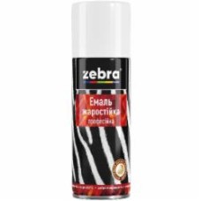 Эмаль ZEBRA жаростойкая профессиональная 90 черный мат 400 мл