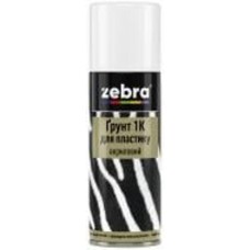 Грунт аэрозольный ZEBRA 1К для пластика акриловый мат 400 мл