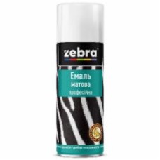 Эмаль аэрозольная ZEBRA профессиональная RAL 7016 антрацит мат 400 мл