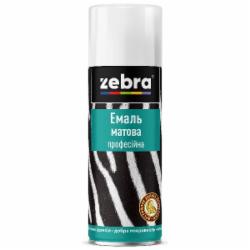 Эмаль аэрозольная ZEBRA профессиональная RAL 7016 антрацит мат 400 мл