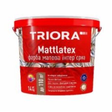 Краска интерьерная акриловая Triora Mattlatex мат белый 14 кг