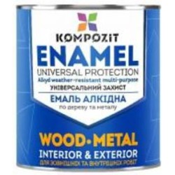 Эмаль алкидная Kompozit ПФ-115 RAL 7046 серый мат 0,25 кг