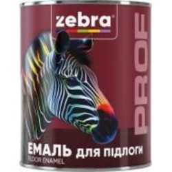 Эмаль ZEBRA PROF для пола красно-коричневый глянец 2,5 кг