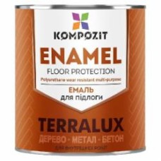 Краска для пола Kompozit желто-коричневая глянец 3 л 2,8 кг