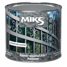 Грунт-эмаль MIKS 3 в 1 молоткова глянец 0,65 кг