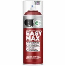 Эмаль аэрозольная COSMOS LAC EASY MAX №811 RAL 3002 темно красный полумат 400 мл