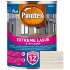 Деревозащитное средство Pinotex extreme lazure stay clean белый полумат 1 л