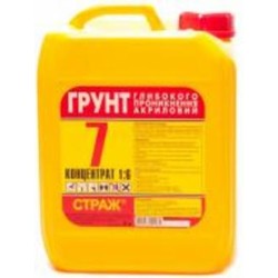 Грунтовка глубокопроникающая Страж 7 5 л