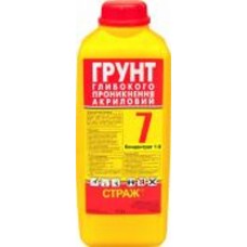 Грунт STRAZH Страж-7 глубокого проникновения акриловый концентрат 1:9 1 л