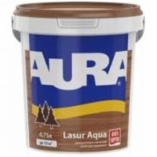 Деревозащитное средство Aura® Lasur Aqua бесцветный шелковистый мат 0,75 л