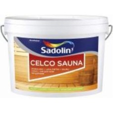 Лак для бани Celco Sauna Sadolin полумат бесцветный 2,5 л
